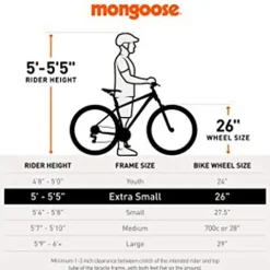 Mongoose Fireball Dirt Jump Mountain Bike Black