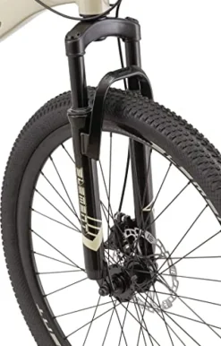 Mongoose Grafton Mountain Bike Hardtail 21-Speed Drivetrain 17-Inch Frame 26-Inch Wheels Tan