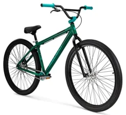 Mongoose Hooligan AL Adult BMX Bike 29×3-Inch Wheels Aluminum Frame Green