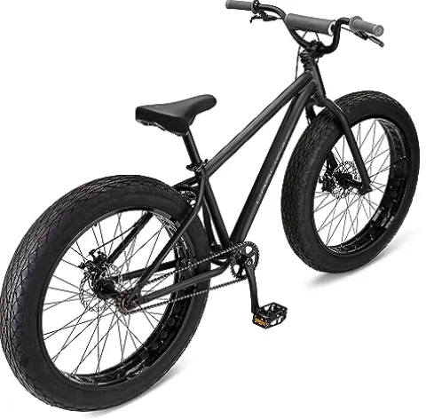 Mongoose Hooligan Fat Tire Adult BMX Bike Black