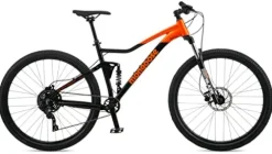 Mongoose Impasse 3.0 Dual Suspension Mountain Bike Black/Orange
