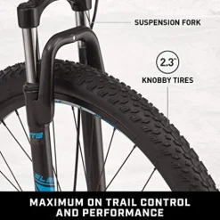 Mongoose Impasse HD Mountain Bike Aluminum Frame Twist Shifters 29-Inch Wheels Charcoal