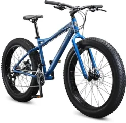 Mongoose Juneau Fat Tire Mountain Bike Blue