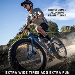 Mongoose Juneau Fat Tire Mountain Bike Blue