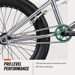 Mongoose Legion L500 Freestyle BMX Bike 20-Inch Silver