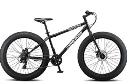 Mongoose Malus Fat Tire Mountain Bike 26-Inch Matte Black