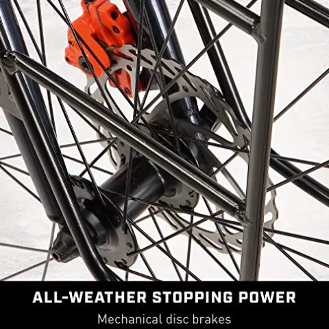 Mongoose Men’s Elroy Adventure Bike 700C Wheel Navy Blue