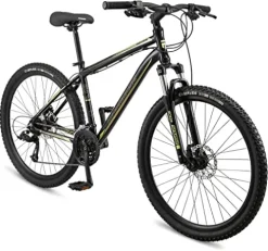 Mongoose Montana Sport Mountain Bike 21-Speed 27.5-Inch Wheels 15-Inch Frame Black
