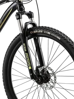 Mongoose Montana Sport Mountain Bike 21-Speed 27.5-Inch Wheels 15-Inch Frame Black