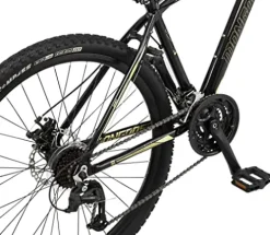 Mongoose Montana Sport Mountain Bike 21-Speed 27.5-Inch Wheels 15-Inch Frame Black