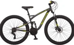 Mongoose Status 2.4 Mountain Bike Dual Suspension Dark Silver