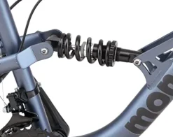 Mongoose Status Mountain Bike 26-Inch Wheels 21 Speed Trigger Shifters Aluminum Frame Dual Suspension Front and Rear Disc Brakes Slate Blue