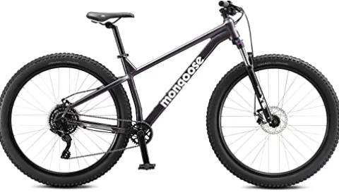 Mongoose Switchback 1 Mountain Bike 8-Speed Drivetrain 27.5-Inch Wheels Purple