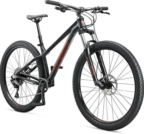 Mongoose Switchback 3 Mountain Bike 10-Speed Drivetrain 29-Inch Matte Black