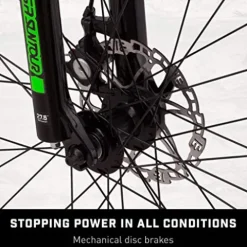 Mongoose Switchback Trail Hardtail Mountain Bike 21-Speed 27.5-Inch Neon Green