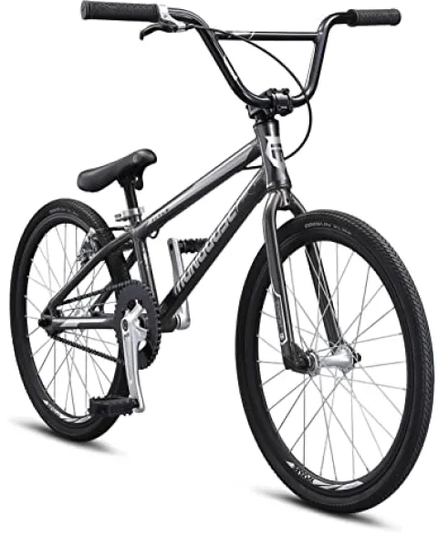 Mongoose Title Expert BMX Race Bike 20-inch Wheels Lightweight Tectonic T1 Aluminum Frame Black