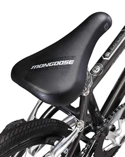 Mongoose Title Expert BMX Race Bike 20-inch Wheels Lightweight Tectonic T1 Aluminum Frame Black
