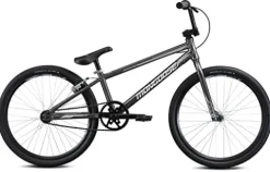 Mongoose Title Pro XXL BMX Race Bike 24-inch Wheels Lightweight Aluminum Frame Charcoal Black Pro XXL