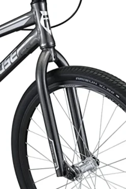 Mongoose Title Pro XXL BMX Race Bike 24-inch Wheels Lightweight Aluminum Frame Charcoal Black Pro XXL