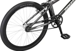Mongoose Title Pro XXL BMX Race Bike 24-inch Wheels Lightweight Aluminum Frame Charcoal Black Pro XXL