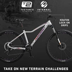 Mongoose Tyax Sport Mountain Bike Tectonic T2 Aluminum Frame White