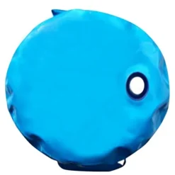 Moose Supply Inflatable Bounce House Anchoring Trio – 5 Gallon Waterbags & Steel Hook Stakes Blue, Steel