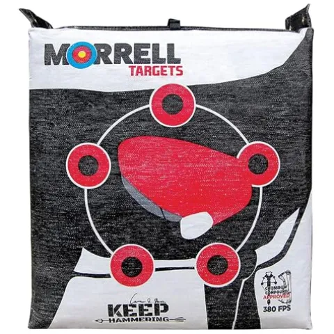 Morrell Keep Hammering Crossbow Archery Bag Target 54 lb 4 Pack White