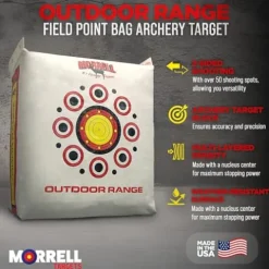 Morrell Outdoor Weatherproof Durable Field Point Archery Bag Target White