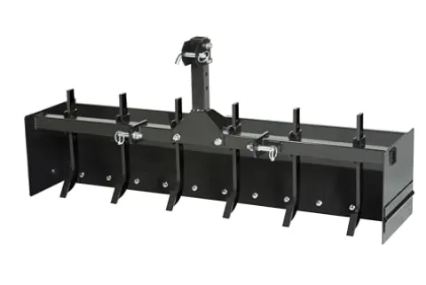 MotoAlliance Impact Implements CAT-0 3 Piece Agricultural Kit – Landscape Rake, Box Scraper, Disc Plow Black