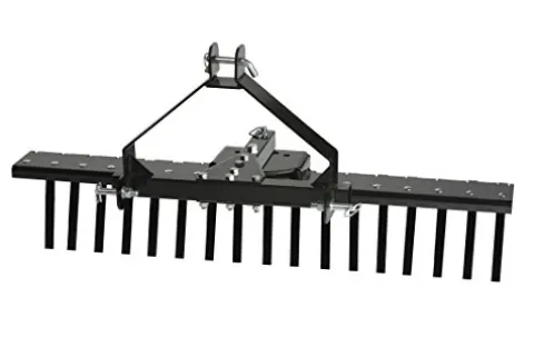 MotoAlliance Impact Implements CAT-0 3 Piece Agricultural Kit – Landscape Rake, Box Scraper, Disc Plow Black