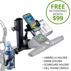 Motocaddy M7 GPS Remote Electric Golf Caddy Black