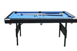 MRISN 3 in 1 Multi Game Table Black+Blue