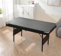 MRISN 3 in 1 Multi Game Table Black+Blue