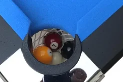 MRISN 3-in-1 Multi Game Table Pool Billiard Table Tennis Black+Blue