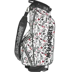 MU Sports 703W7155 Stand Bag White