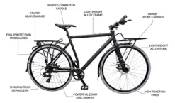Muddy Fox Gridlock Urban Bike Black