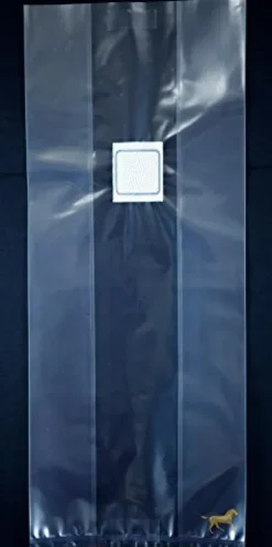 MushroomMediaOnline Unicorn Bag 10T for Mushroom Growers 1000 Count Clear