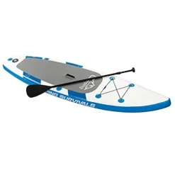 N//A Inflatable Paddle Board 10 Feet Blue and White