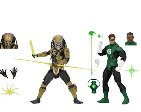 NECA 2019 NYCC Exclusive DC vs Dark Horse Green Lantern vs Sinestro Predator Green