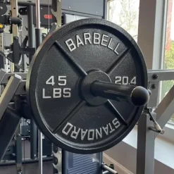 NEXO Fitness Steel Olympic Plates 245lb Set Black