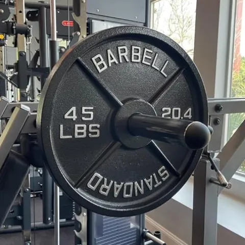 NEXO Fitness Steel Olympic Plates 245lb Set Black