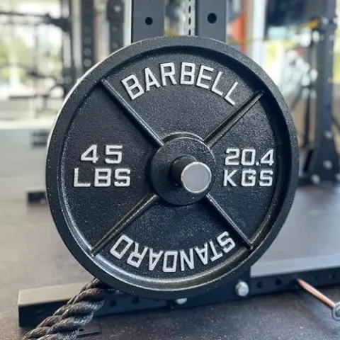 NEXO Fitness Steel Olympic Plates 175lb Set Black