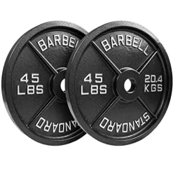 NEXO Fitness Steel Olympic Plates 175lb Set Black