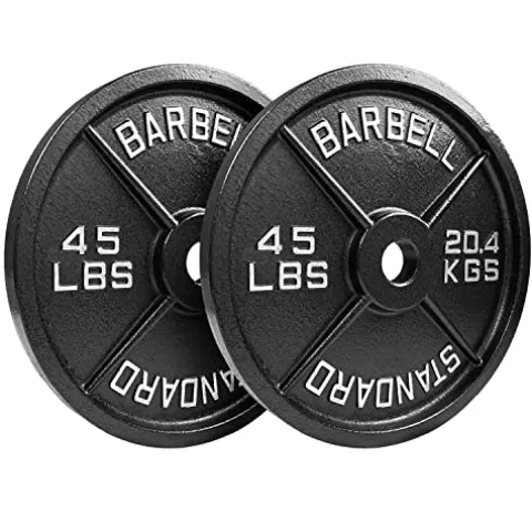 NEXO Fitness Steel Olympic Plates 265lb Set Black
