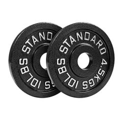 NEXO Fitness Steel Olympic Plates 265lb Set Black