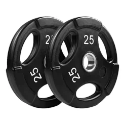 NEXO Fitness Urethane Grip 245lb Plate Set Black