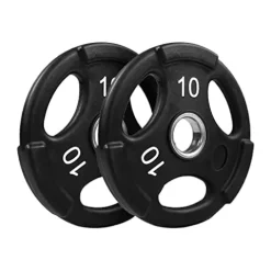 NEXO Fitness Urethane Grip 245lb Plate Set Black