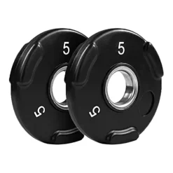 NEXO Fitness Urethane Grip 245lb Plate Set Black