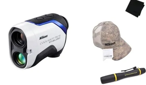 Nikon Coolshot Pro II Stabilized Laser Rangefinder White Blue Black