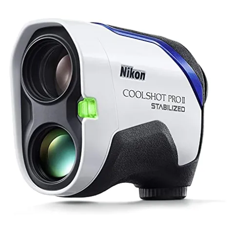 Nikon COOLSHOT PROII STABILIZED Golf Rangefinder White Blue Black
